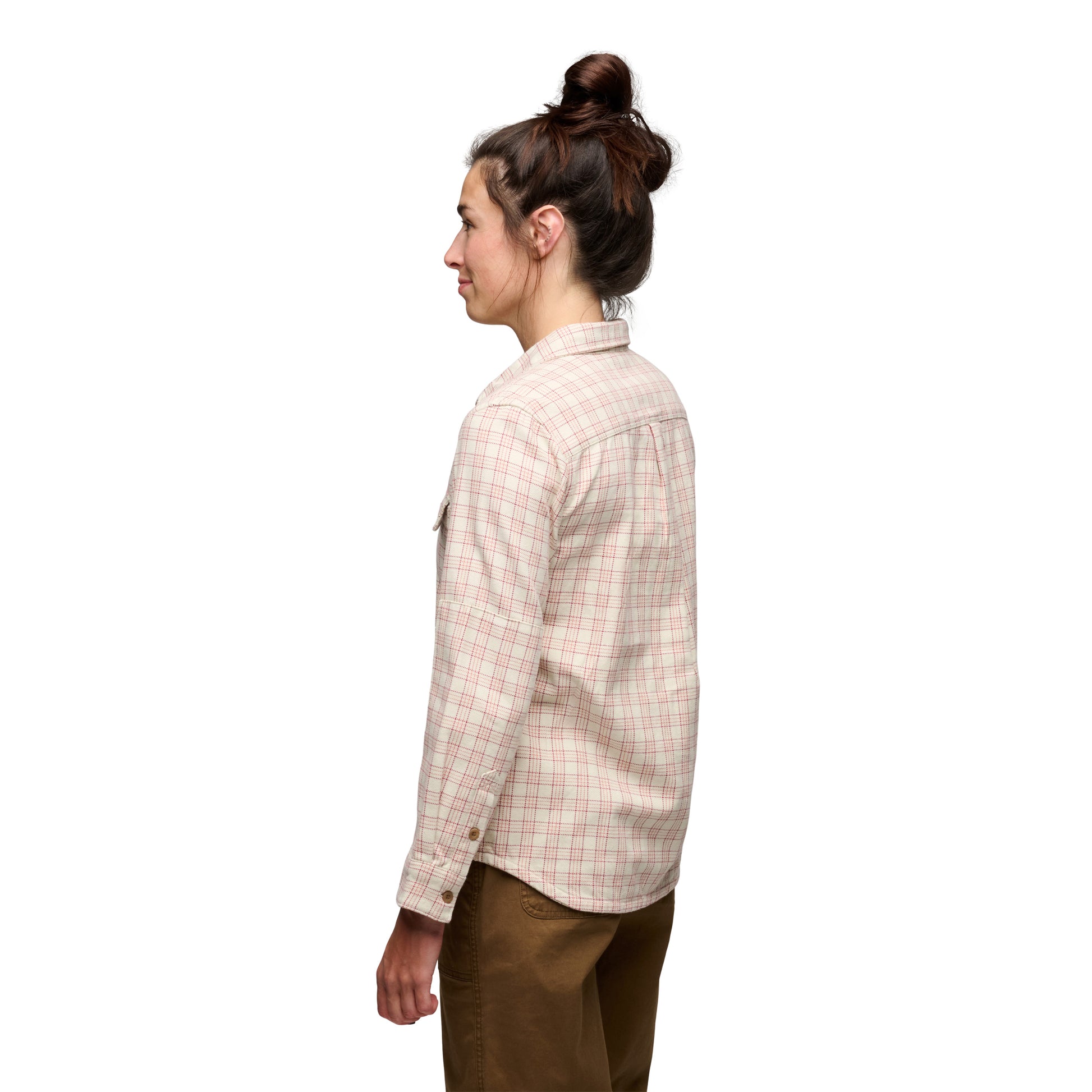 Chalk-Mineral Red ~ Model is 5' 6" | Chest 36" | Waist 27" | Size Small/6