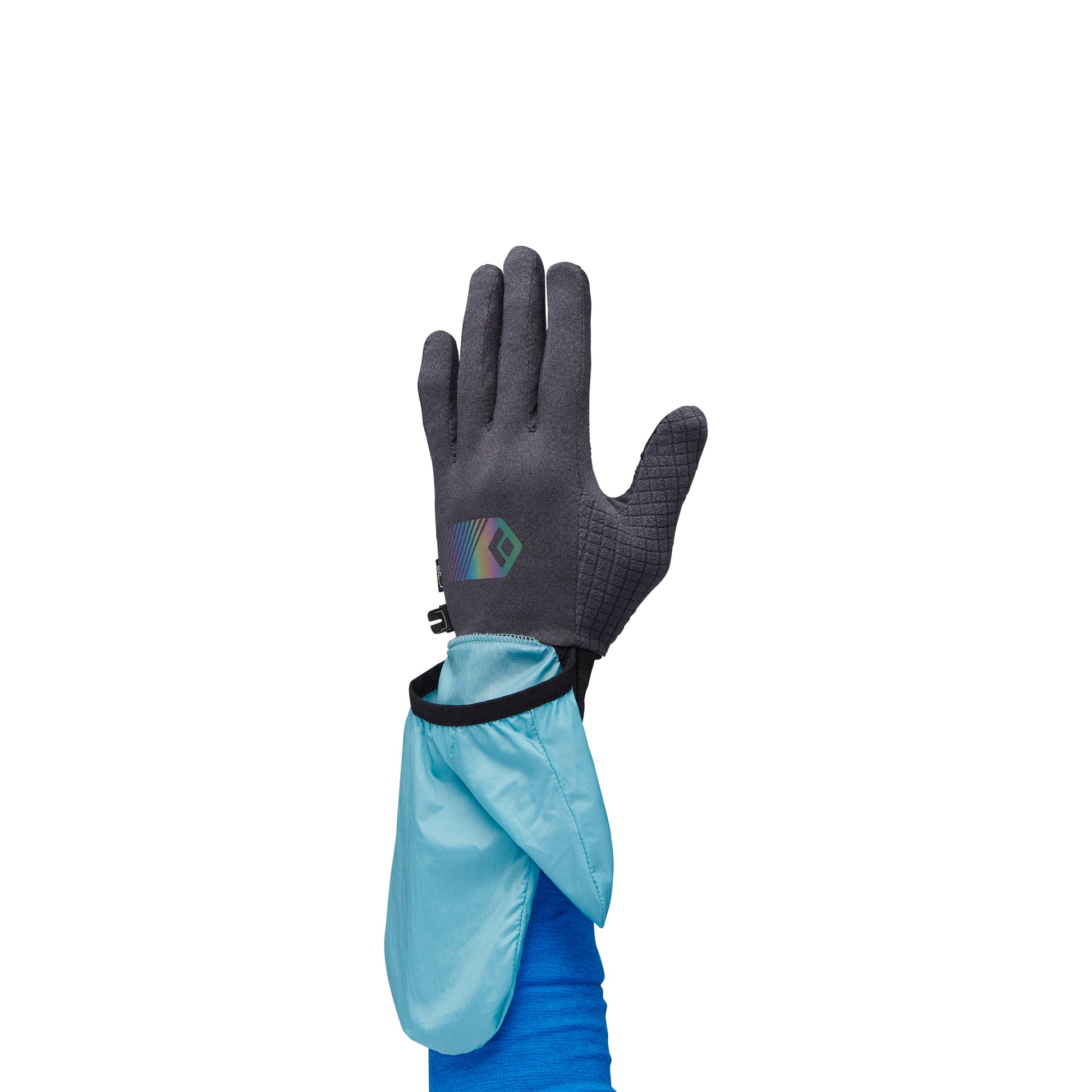 Black Diamond Deploy Wind Hood Gloves - Carbon-Glacier