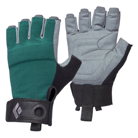 Black Diamond Women's Crag Half-Finger Gloves, Raging Sea / S