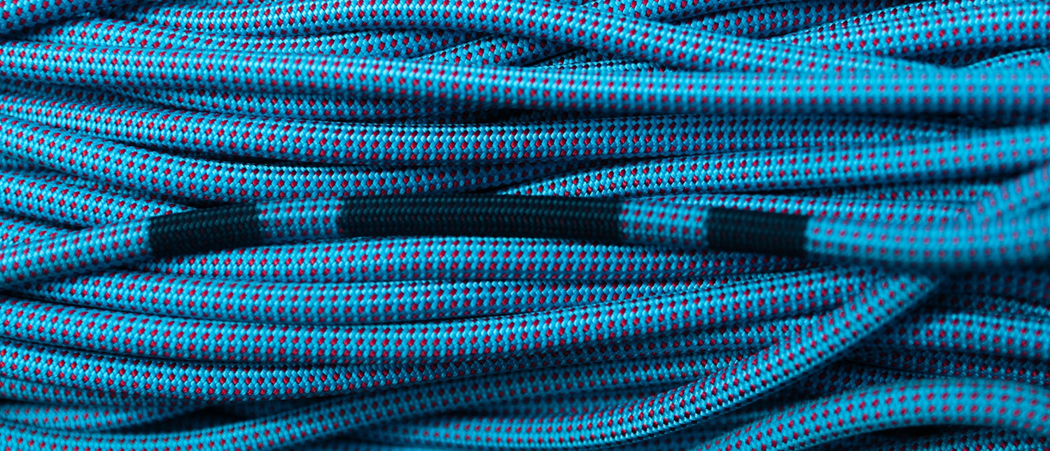 A close up of a Black Diamond Rope. 