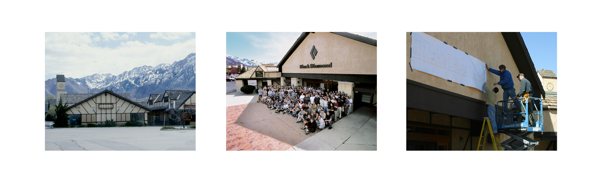 The early Black Diamond offices at the base of the Wasatch mountains