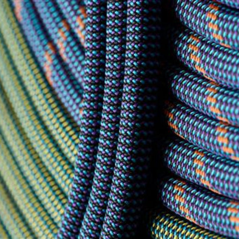 A close-up of two Black Diamond Ropes.
