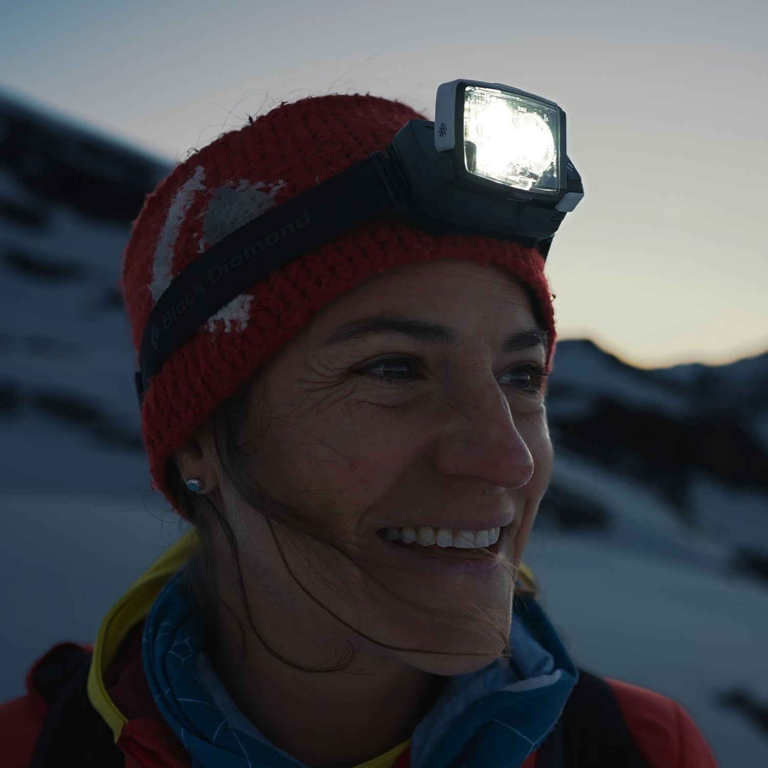 BD Hillary Gerardi in the Distance 1100 Headlamp. 