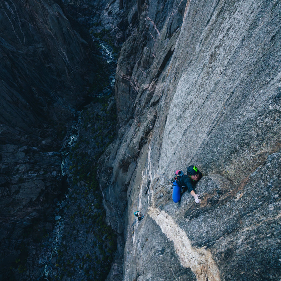 BD athlete Hazel Findlay in the Black Canyon. 